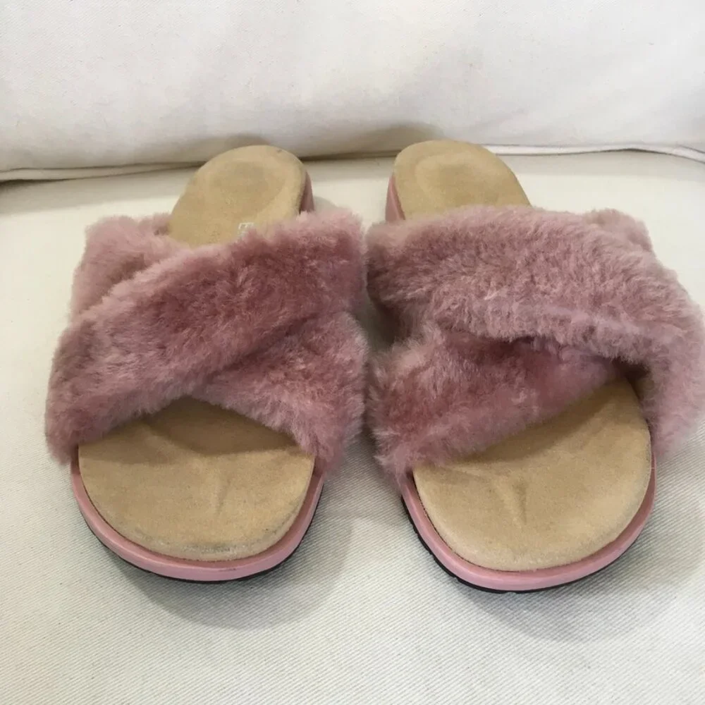 EMU Australian Mayberry Sheepskin Fur Sandal